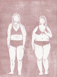 Strandzussen roze van Kirsten Benschop-Pater