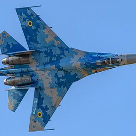 Sukhoi SU-27 van de Oekraïense luchtmacht. van Jaap van den Berg