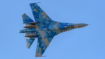 Sukhoi SU-27 van de Oekraïense luchtmacht. van Jaap van den Berg