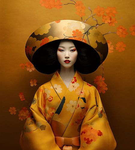 Floral Geisha van Jacky