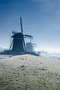 Matinée d'hiver - La promenade du Moulin Trois à Leidschendam par Ricardo Bouman Photographie Aperçu