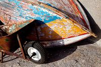 Boot mit Blasenbildung