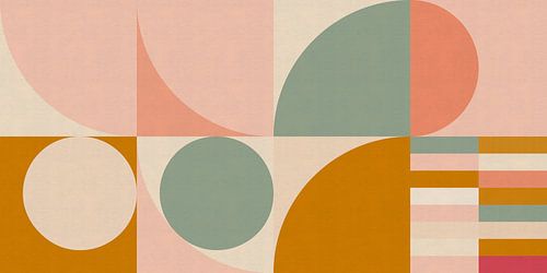 Kleurvormen uit het midden van de eeuw