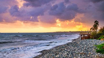 Coucher de soleil sur Chypre sur Adelheid Smitt