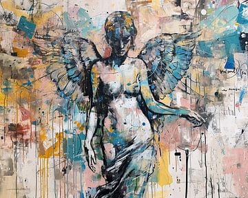 Urban Angel Art | Angel sur Blikvanger Schilderijen
