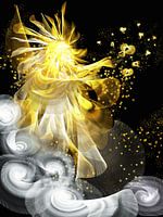 Golden guardian angel