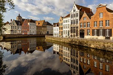 Reflection Canal Bruges by Adelheid Smitt