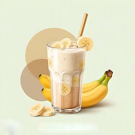 Banana Smoothie by Regan Frederick