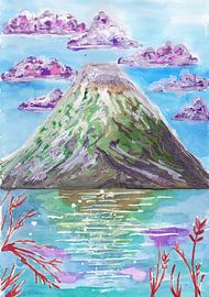 Dead Kulkan in Pastel by Sebastian Grafmann