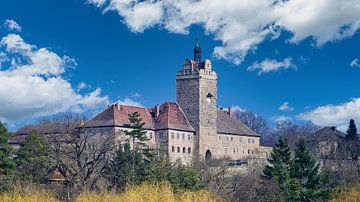 Vue du château d'Allstedt, en Saxe-Anhalt sur Andreas Völkel