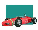 Classic car –  Oldtimer Ferrari 156 Shark Nose 1961 by Jan Keteleer thumbnail