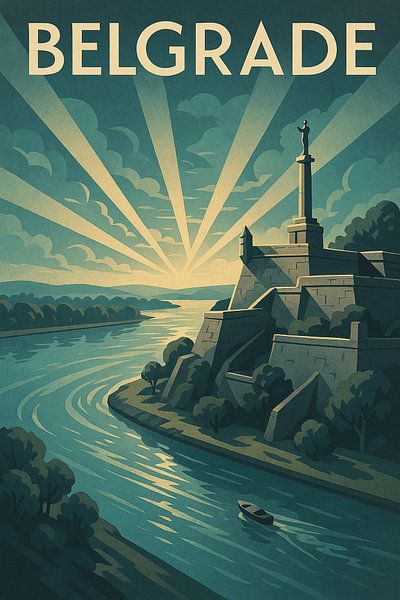 Belgrad Serbien Kalemegdan Poster von Travel Shop