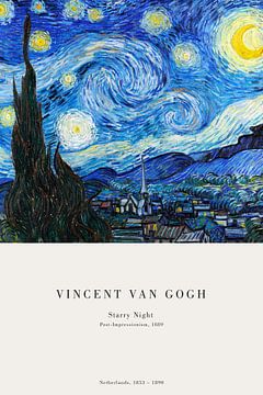 Vincent van Gogh - Nuit étoilée