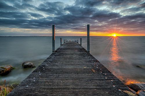 Zonsopkomst IJsselmeer