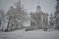 Baroque chapel the Hvezda in the Czech Republic