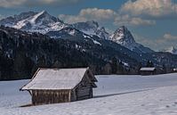 Wintersfeer bij Garmisch - Partenkirchen van Markus Weber thumbnail