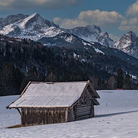 Wintersfeer bij Garmisch - Partenkirchen van Markus Weber