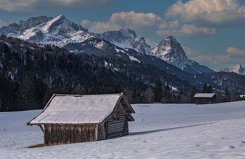 Winter atmosphere near Garmisch - Partenkirchen by Markus Weber