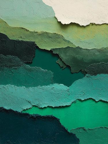 Lagen van tijd in groene stilte
