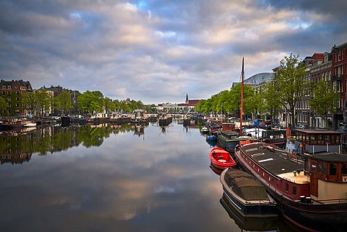 View of the Skinny Bridge, Amstel in Amsterdam, 2020 - 1
