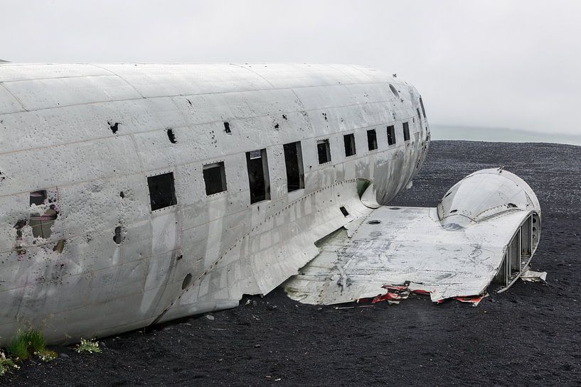 Vliegtuig wrak IJsland van Menno Schaefer