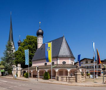 Parochiekerk en doopkapel, Prien am Chiemsee, Opper-Beieren, Beieren van Torsten Krüger