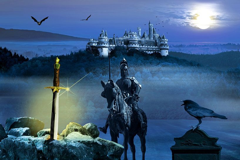 Camelot et l'épée Excalibur par Monika Jüngling