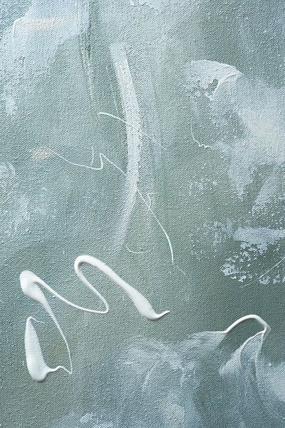 Acrylique vert et blanc par uplusmestudio 