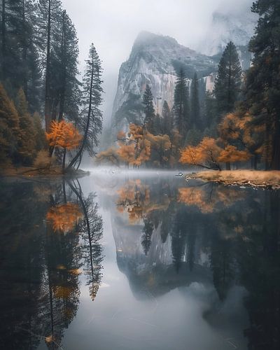 Autumn atmosphere in Yosemite