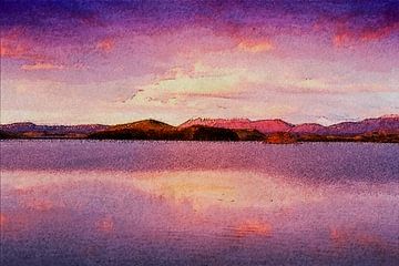 A spring evening at Mosquito Lake