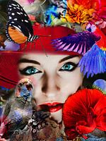 Flower power lady
