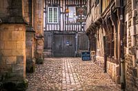 .... eine Gasse in Honfleur ....