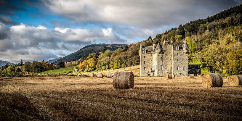 Château Menzies en automne par Michiel Mulder