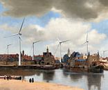 View of Delft - the Green Energy Edition von Marja van den Hurk Miniaturansicht