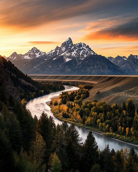 Zeitlose Weite von fernlichtsicht