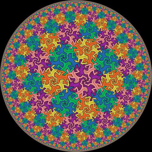 Hyperbolische Eidechsen