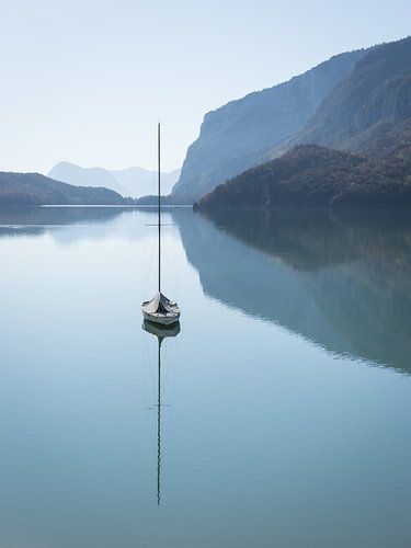 Natuur en rust aan het meer van Molveno Italië van Jefra Creations