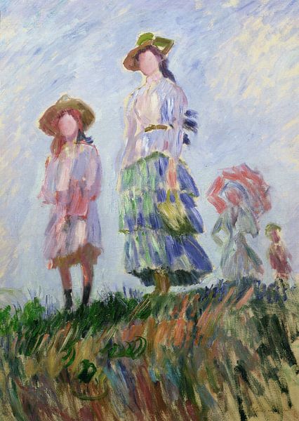 Claude Monet,Der Spaziergang,2 von finemasterpiece