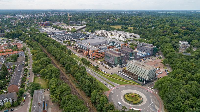 Zicht op Hilversum van Peter Veerman