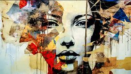 Fragments of memory in a play of colours by Klaus Tesching - Art-AI