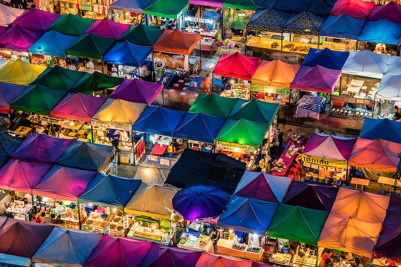 Nachtmarkt van Manjik Pictures