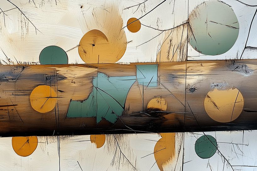 Abstracte natuur van Ton Kuijpers
