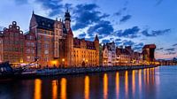 Gdansk bij Avond, Polen van Adelheid Smitt thumbnail