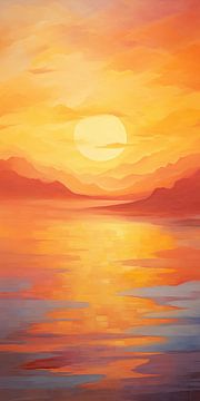 Zonsondergang van Imagine