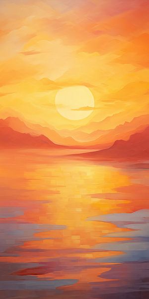 Zonsondergang van Imagine