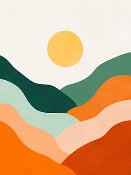 Harmonisch landschap 6