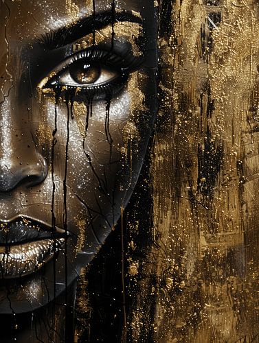 Modernes Porträt, Nahaufnahme