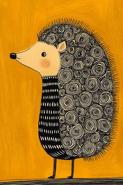 Duni | Igel | ockergelb von Somee