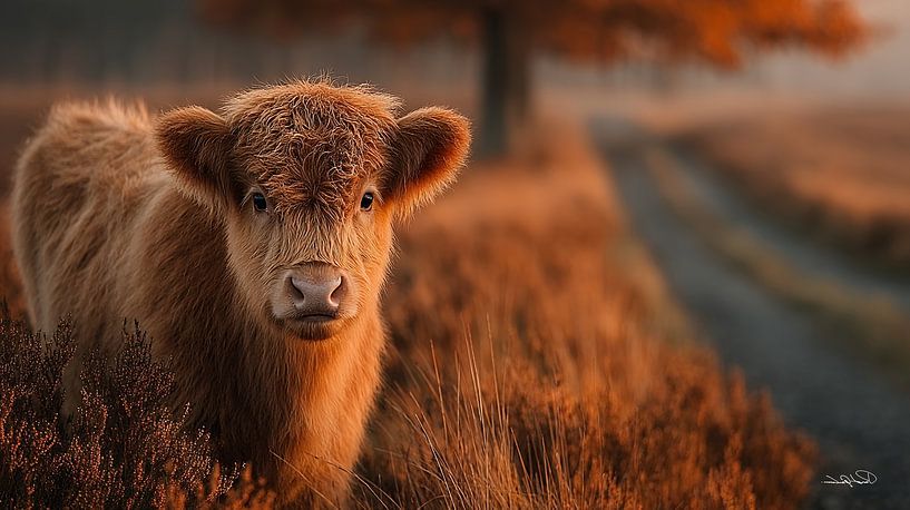 Scotch Highlander / Scotch Highlander Kalb von Gelissen Artworks