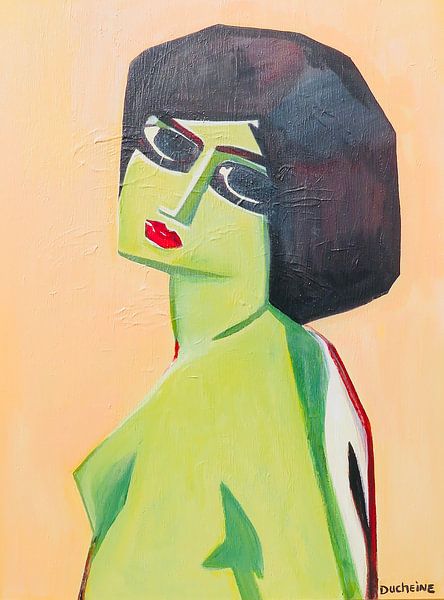 Twee ogen abstract van Danielle Ducheine